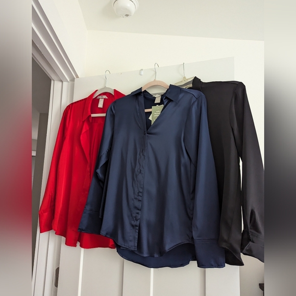 H&M Tops - 3 H&M Blouses Size XS